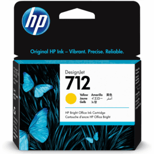 HP 712 yellow 29ml ink cartridge for CAD and design printing