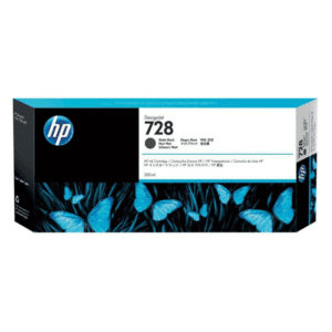 HP 728 300ml black ink cartridge for high-quality printing