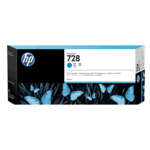 HP 728 300ml cyan ink cartridge for CAD and design prints