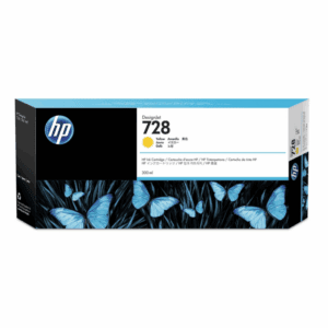 HP 728 300ml yellow ink cartridge for precision colour printing