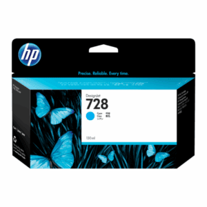 HP 728 cyan 130ml ink cartridge for design and CAD prints