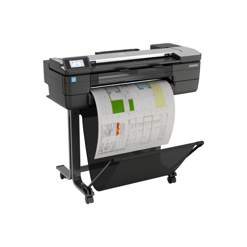 HP T830 A1 multifunction plotter 24-inch printer for CAD and scanning