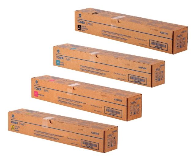 Konica Minolta C454 C554 Toner Set Original